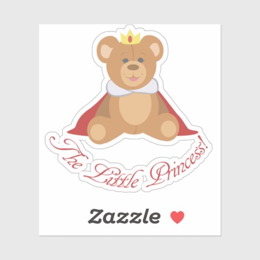 De kleine prinses sticker (Vel)