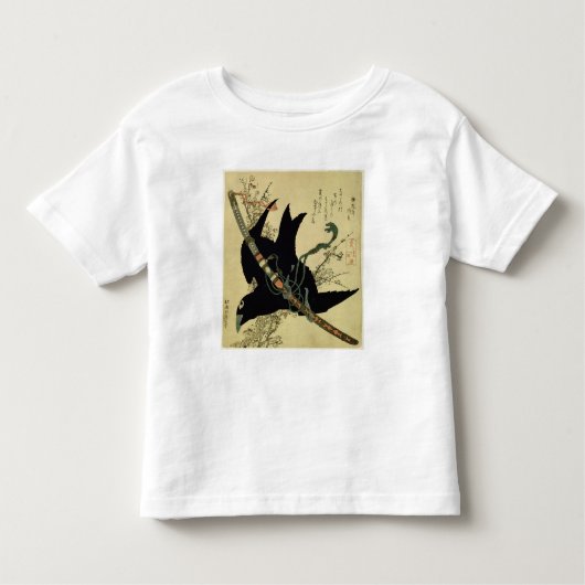 De kleine Raven met het minamoto-zwaard Kinder Shirts (Voorkant)