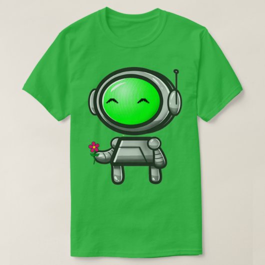 De kleine robot t-shirt (Design voorkant)