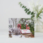 De Kleine Rode Brug Beterschap Ansichtkaart Briefkaart (Staand voorkant)