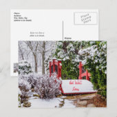 De Kleine Rode Brug Beterschap Ansichtkaart Briefkaart (Voorkant / Achterkant)