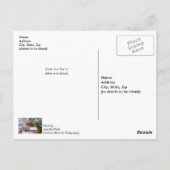 De kleine rode brug die je Briefkaart denkt (Achterkant)