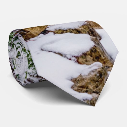 De kleine Rode Brug Stropdas (Opgerold)