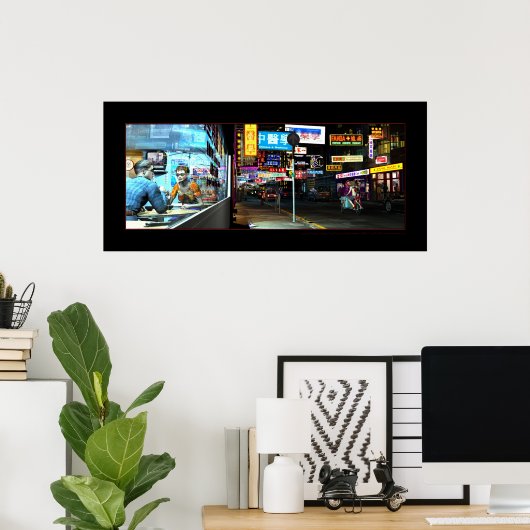 De kleine rode draak poster (Thuiskantoor)