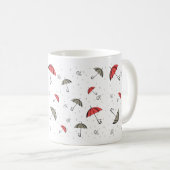 De kleine rode paraplu mok (Voorkant rechts)