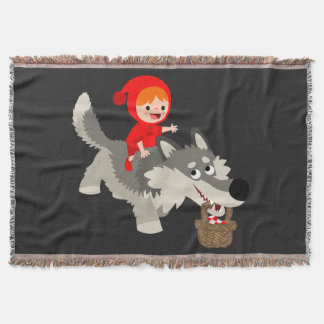 De kleine rode slede en de wolf deken
