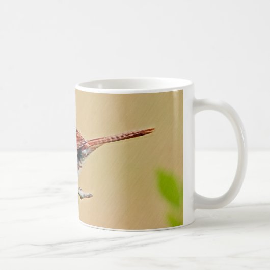 De kleine rode vogel Mok (Rechts)