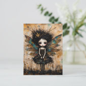 De Kleine Schattige Fee Met Drie Benen Briefkaart (Staand voorkant)