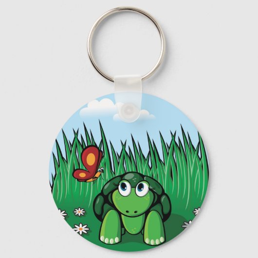 De kleine schildpad sleutelhanger (Voorkant)