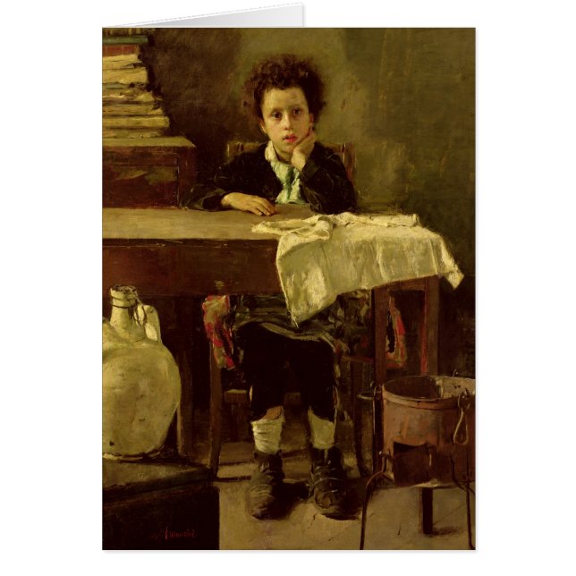 De kleine Schooljongen of de arme Schoolboy (Voorkant)
