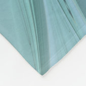 De kleine schoonheid Modern Blue Gold Fractal Flow Fleece Deken (Hoek)