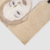 De kleine servant, Helene Schjerfbeck Tissuepapier (Detail)
