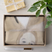 De kleine servant, Helene Schjerfbeck Tissuepapier (Geschenk)