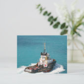 De kleine sleepbok die briefkaart kan geven (Staand voorkant)