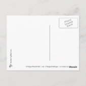 De kleine sleepbok die briefkaart kan geven (Achterkant)