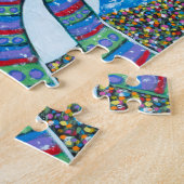 De kleine Snowman Legpuzzel (Zijkant)