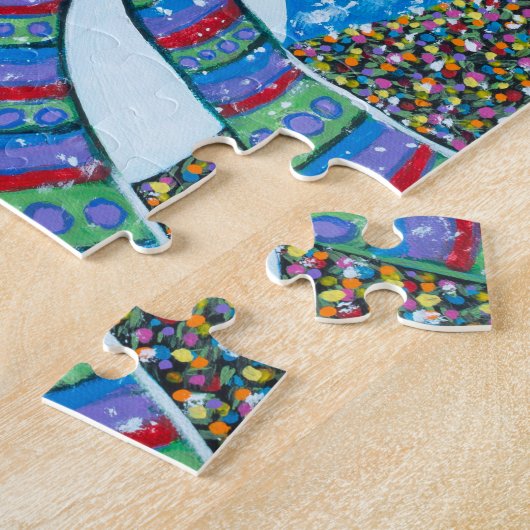 De kleine Snowman Legpuzzel (Zijkant)