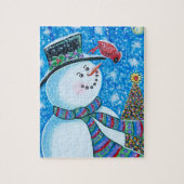 De kleine Snowman Legpuzzel (Verticaal)