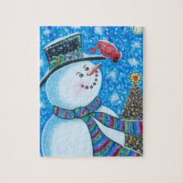 De kleine Snowman Legpuzzel