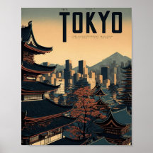 De kleine stad Tokio