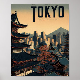 De kleine stad Tokio Poster
