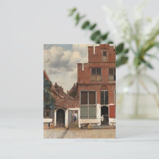 De kleine straat briefkaart (Staand voorkant)