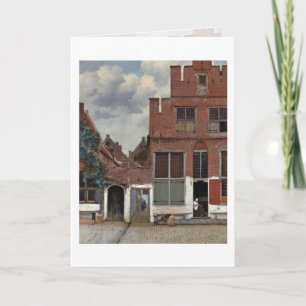 De kleine Straat door Johannes Vermeer Kaart