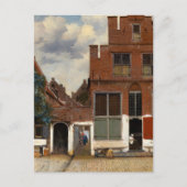 De Kleine Straat, Uitzicht van Huizen in Delft Briefkaart (Voorkant)