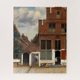 De Kleine Straat, Uitzicht van Huizen in Delft Legpuzzel