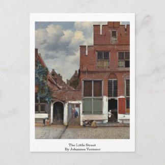 De kleine straat van Johannes Vermeer Briefkaart