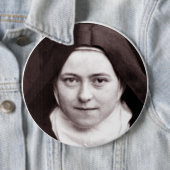 DE KLEINE STROOM VAN LISIEUX, RONDE BUTTON 6,0 CM (In situ)