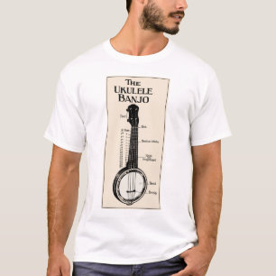 De kleine T-shirt van de Ukulele Banjo-Mannen