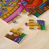 De kleine theepartij Puzzle van Lisa Lorenz Legpuzzel (Zijkant)