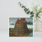 De kleine toren van Babel door Pieter Bruegel Briefkaart (Staand voorkant)