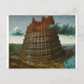De kleine toren van Babel door Pieter Bruegel Briefkaart (Voorkant)