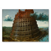 De kleine toren van Babel door Pieter Bruegel Kaart (Achterkant)