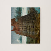 De kleine toren van Babel door Pieter Bruegel Legpuzzel (Verticaal)
