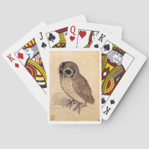 De Kleine Uil door Albrecht Durer 1506 openbare do Pokerkaarten