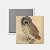 De Kleine Uil (door Albrecht Durer) Magneet (Voorkant / Achterkant)