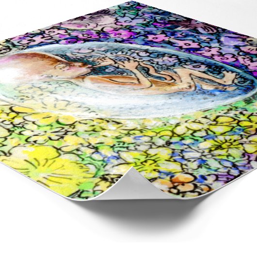 De kleine ventilator - detail poster (Hoek)