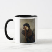 De kleine violist Slapen, 1883 Mok (Links)