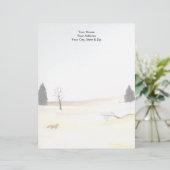 De kleine vos briefhoofd (Staand voorkant)