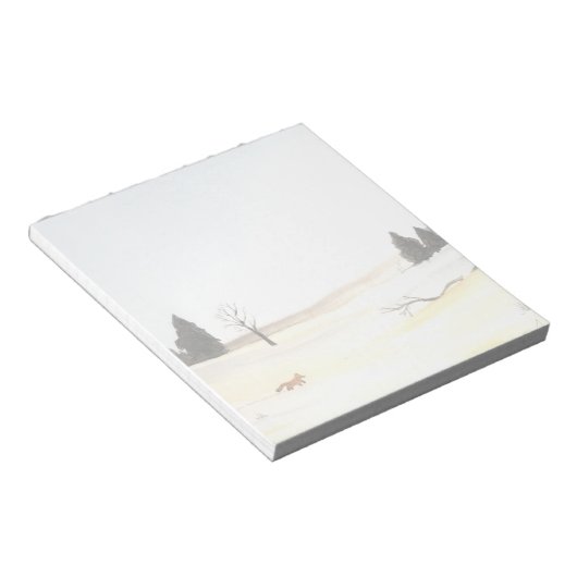 De kleine vos notitieblok (Schuin)