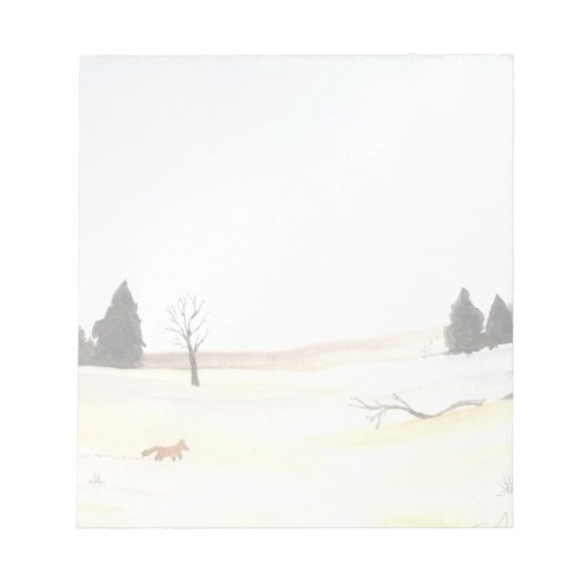 De kleine vos notitieblok (Voorkant)