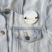 De kleine vos ronde button 5,7 cm (In situ)