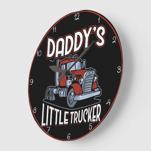 De kleine vrachtwagen van papa grote klok (Hoek)