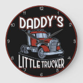 De kleine vrachtwagen van papa grote klok (Voorkant)