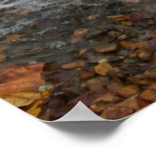 De kleine waterval poster (Hoek)