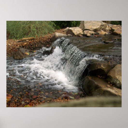 De kleine waterval poster (Voorkant)