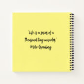 De kleine wonderen van het leven Spiral Notitieboe Notitieboek (Achterkant)